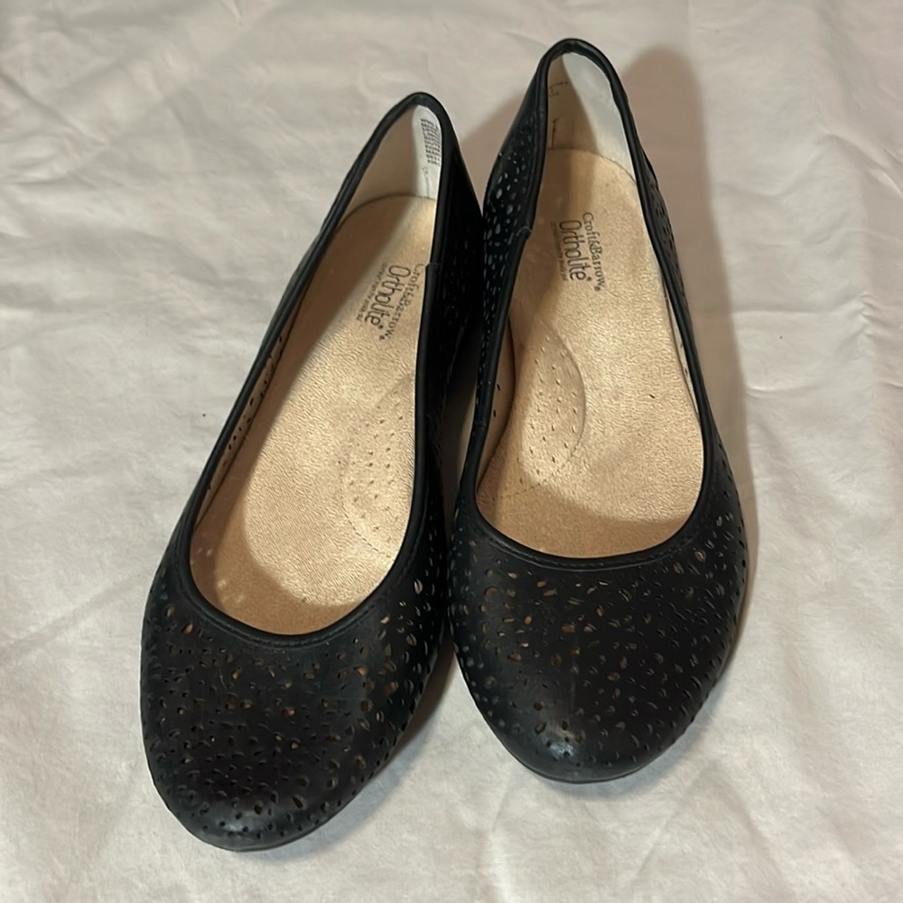 Black Flats Memory Foam Size 9